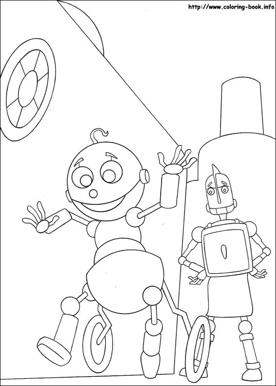Roboty kolorowanki